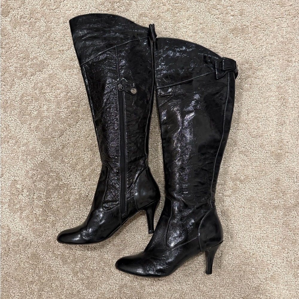 Isola Black Over the Knee Boots